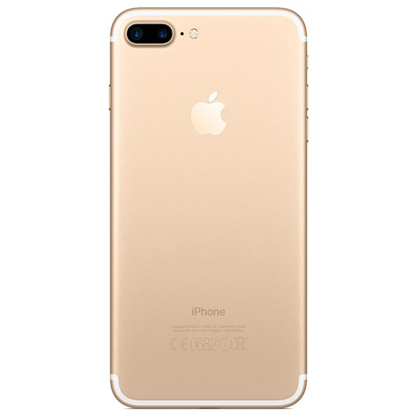 CRISTAL TRASERO CON COMPONENTES IPHONE 7 PLUS DORADA