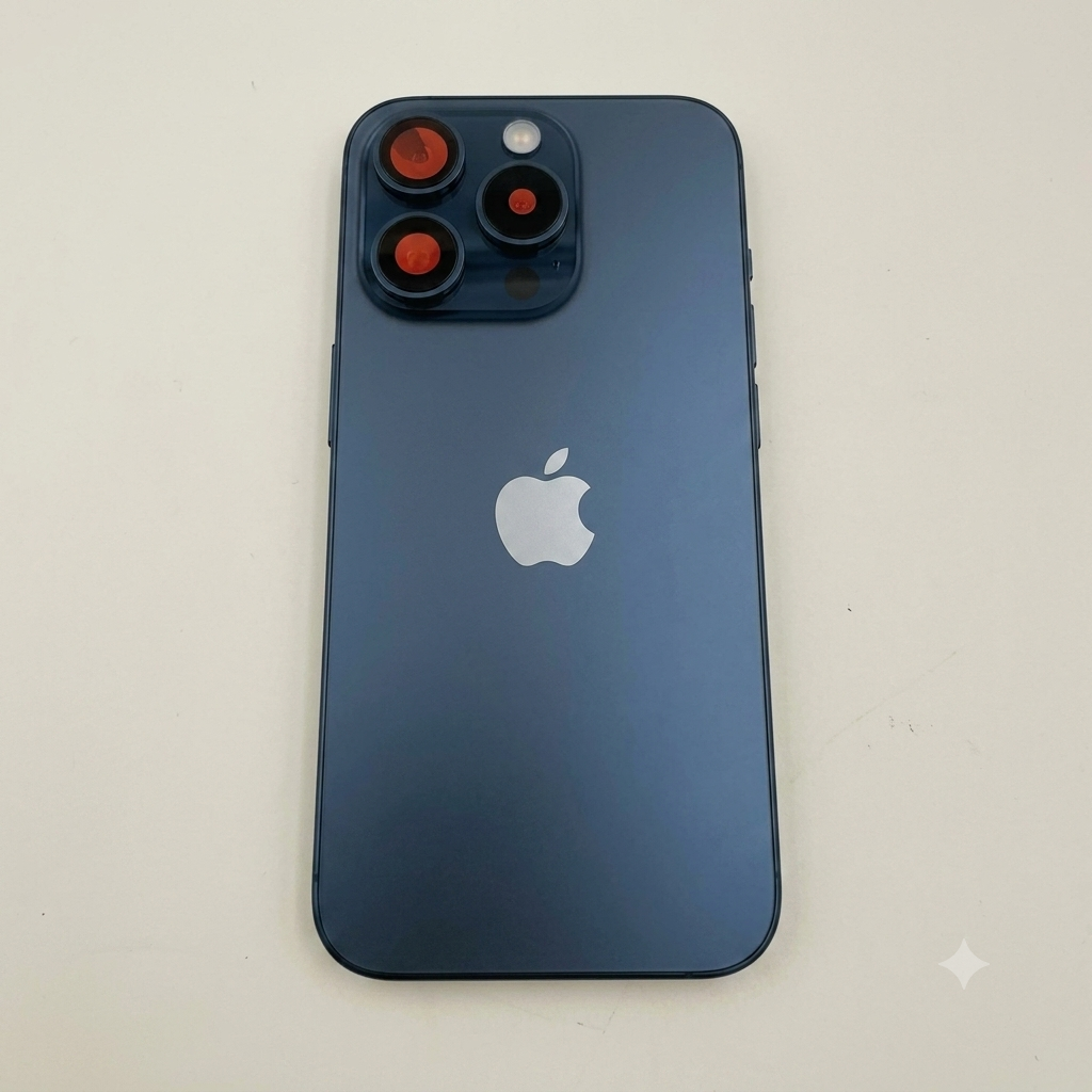 Chasis iPhone 15 Pro Azul con componentes 100% original