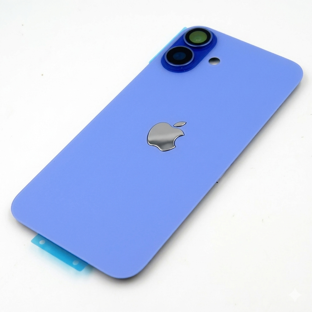 Tapa trasera iPhone 16 PLUS AZUL ULTRAMAR (Unibody, Soporte Metal, Imán y Lente) Original