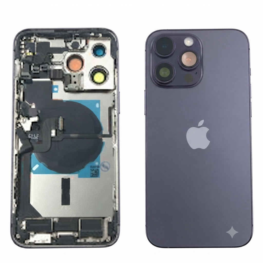 Chasis iPhone 14 Pro Max Purpura con componentes 100% original