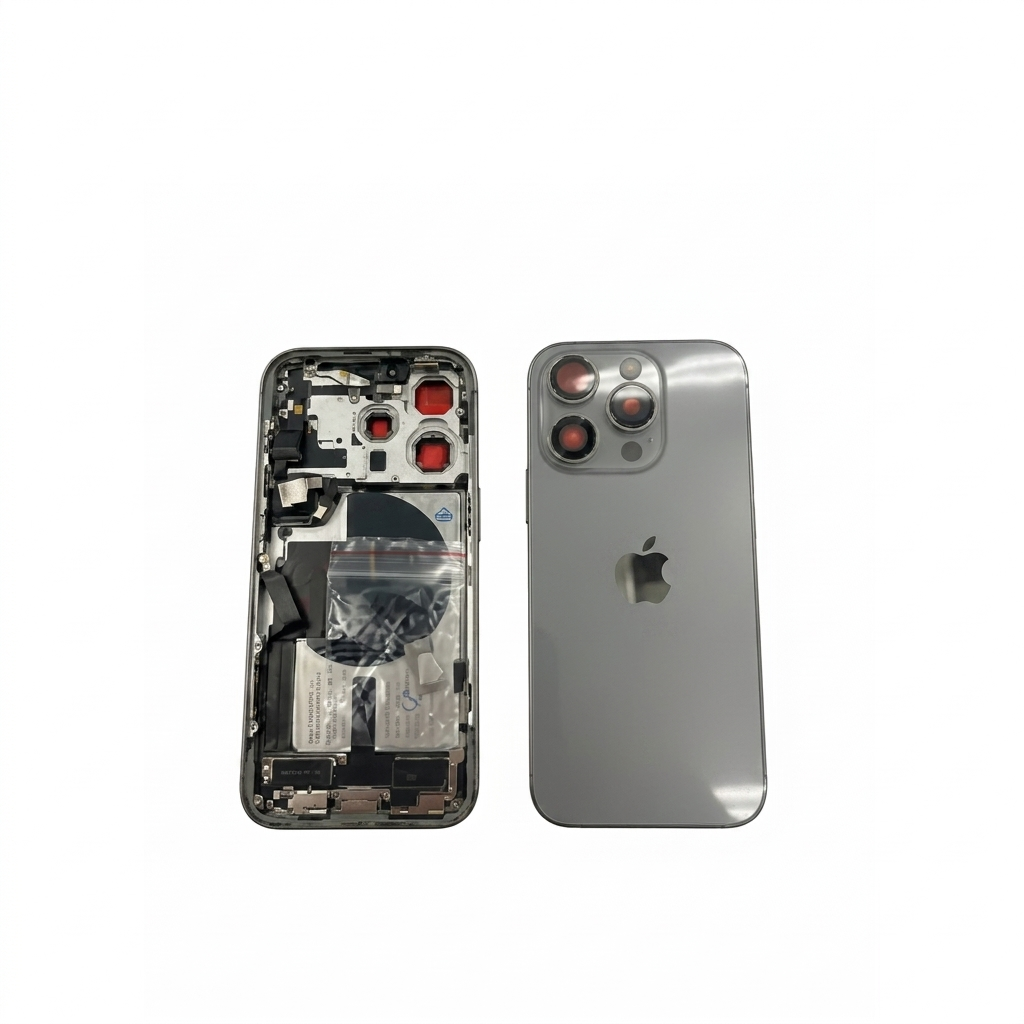 Chasis iPhone 15 Pro Natural con componentes 100% original