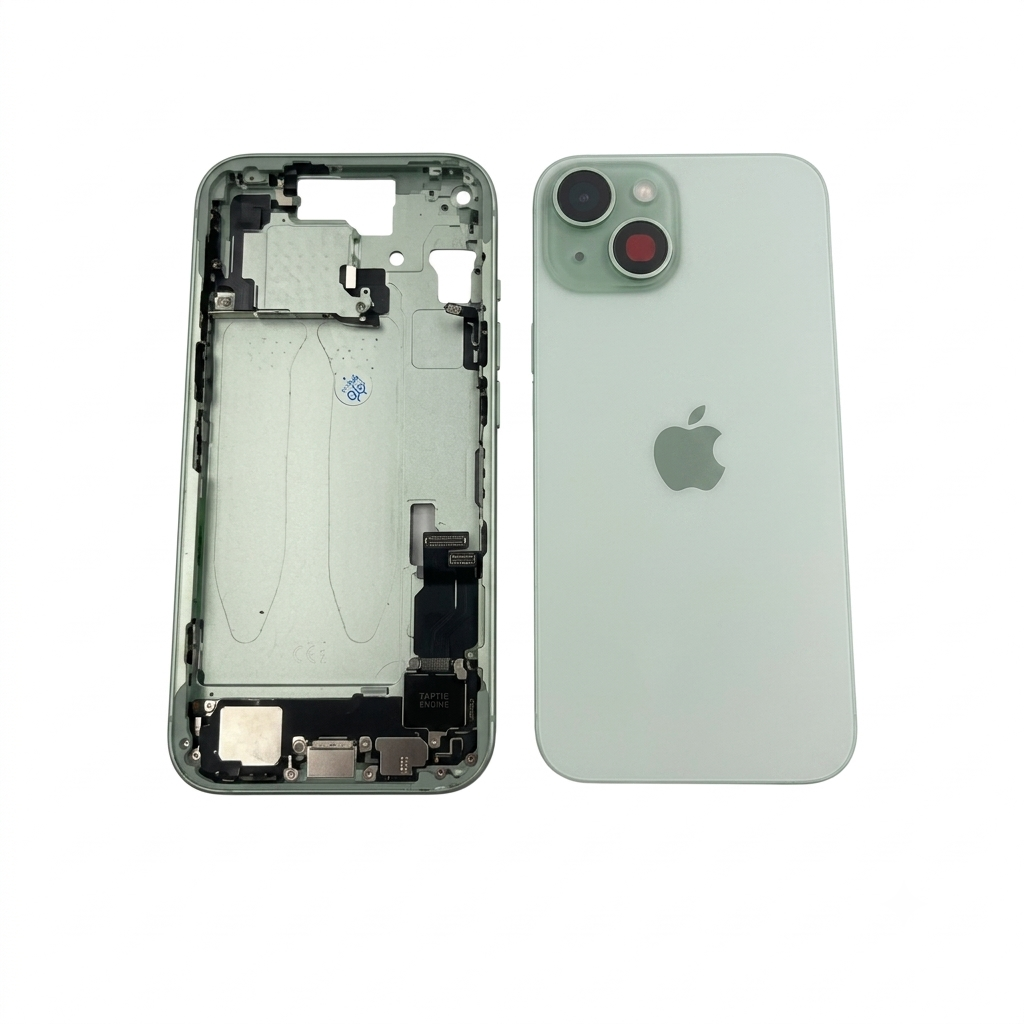 Chasis iPhone 15 Verde con componenetes 100% original
