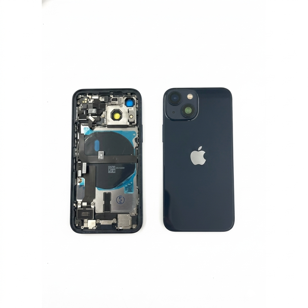 Chasis iPhone 13 Mini Negro con componentes 100% originales