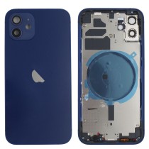 Chasis iPhone 12 Azul tapa trasera (INCLUYE rejillas)
