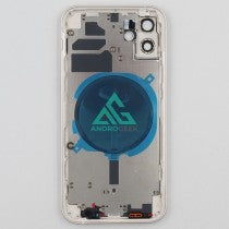 Chasis iPhone 12 Blanca tapa trasera (INCLUYE rejillas)
