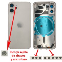 Chasis iPhone 12 Mini tapa trasera (INCLUYE rejillas)