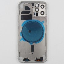 Chasis iPhone 12 Pro Max Blanca tapa trasera (INCLUYE rejillas)
