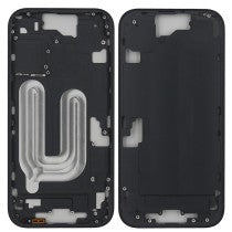 Chasis iPhone 16 NEGRO tapa trasera (Unibody, INCLUYE rejillas) Original