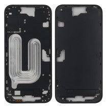 Chasis iPhone 16 PLUS NEGRO tapa trasera (Unibody, INCLUYE rejillas) Original