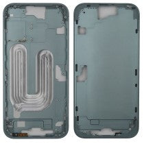Chasis iPhone 16 PLUS VERDE AZULADO tapa trasera (Unibody, INCLUYE rejillas) Original