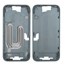 Chasis iPhone 16 VERDE AZULADO tapa trasera (Unibody, INCLUYE rejillas) Original