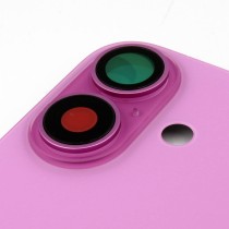 Tapa trasera iPhone 16 ROSA (Unibody, Soporte Metal, Imán y Lente) Original
