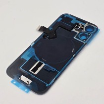 Tapa trasera iPhone 17 Azul Neblina con componentes 100% original y lente zafiro)