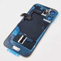 Tapa trasera iPhone 17 Verde Salvia con componenetes 100% original y lente zafiro)